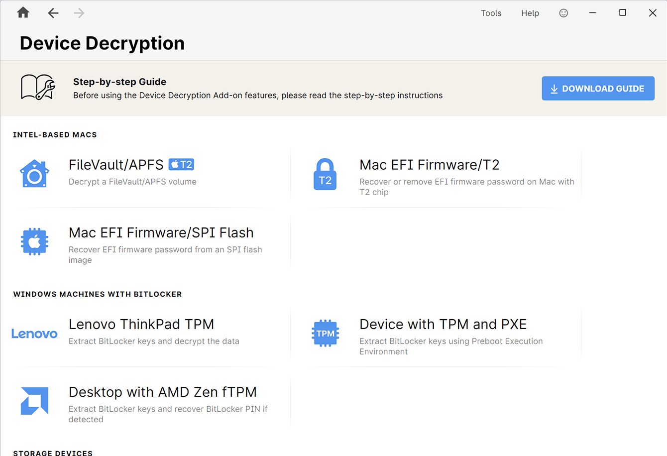 Device Decryption Add-on