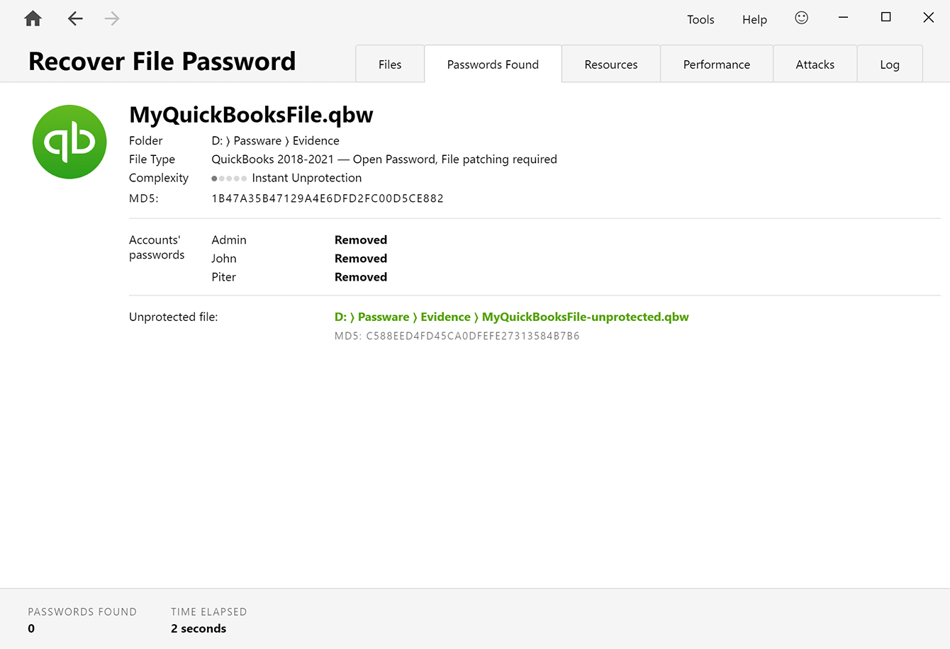 where did my quickbooks password reset tool download